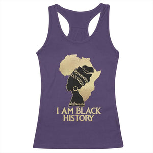 I Am Black History Racerback Tank Top Black Girls African American TS02 Purple Print Your Wear