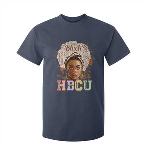 Black Educated HBCU T Shirt For Kid Headstrong Blessed Confident Undaunted TS02 Navy Print Your Wear