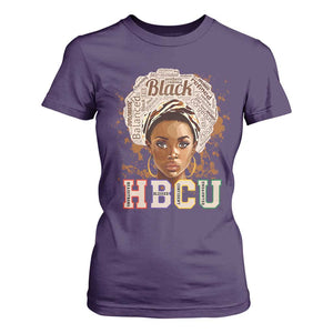 Black Educated HBCU T Shirt For Women Headstrong Blessed Confident Undaunted TS02 Purple Print Your Wear