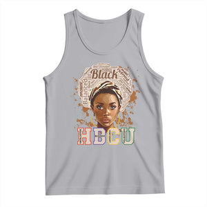 Black Educated HBCU Tank Top Headstrong Blessed Confident Undaunted TS02 Athletic Heather Print Your Wear
