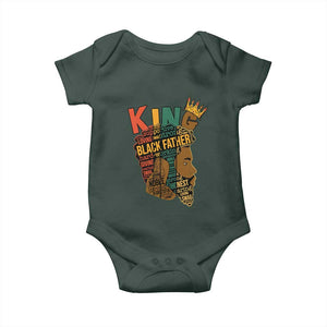 Black King Baby Onesie Black Father African American Men TS02 Print Your Wear