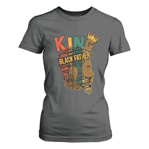 Black King T Shirt For Women Black Father African American Men TS02 Dark Heather Print Your Wear