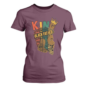 Black King T Shirt For Women Black Father African American Men TS02 Maroon Print Your Wear
