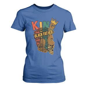 Black King T Shirt For Women Black Father African American Men TS02 Royal Blue Print Your Wear