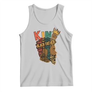 Black King Tank Top Black Father African American Men TS02 Ash Print Your Wear