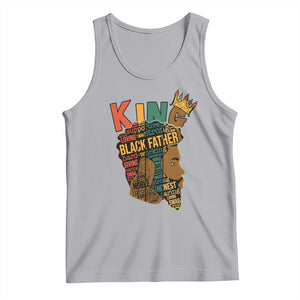 Black King Tank Top Black Father African American Men TS02 Athletic Heather Print Your Wear