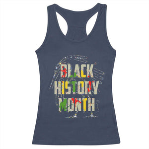 Black History Month Racerback Tank Top African American Pride TS02 Navy Print Your Wear
