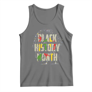 Black History Month Tank Top African American Pride TS02 Black Heather Print Your Wear