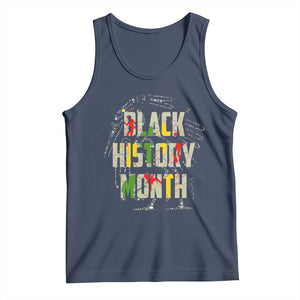 Black History Month Tank Top African American Pride TS02 Navy Print Your Wear