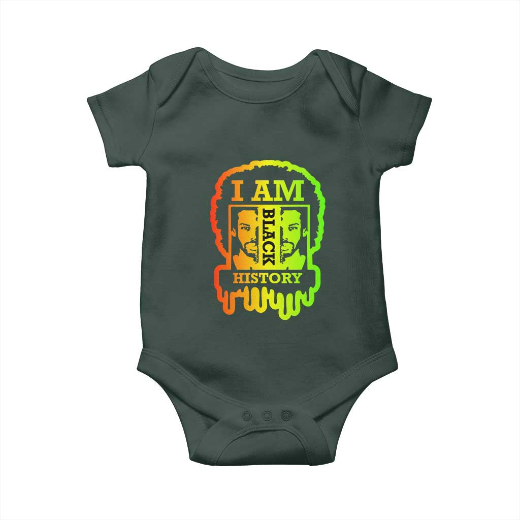 I Am Black History Baby Onesie Dope African American Men TS02 Print Your Wear
