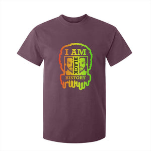 I Am Black History T Shirt For Kid Dope African American Men TS02 Maroon Print Your Wear