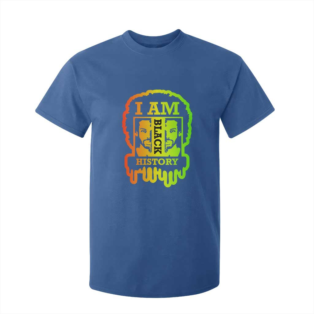 I Am Black History T Shirt For Kid Dope African American Men TS02 Royal Blue Print Your Wear