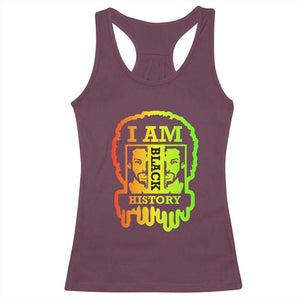 I Am Black History Racerback Tank Top Dope African American Men TS02 Maroon Print Your Wear