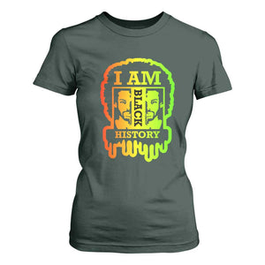 I Am Black History T Shirt For Women Dope African American Men TS02 Dark Forest Green Print Your Wear