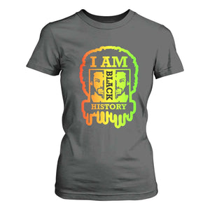 I Am Black History T Shirt For Women Dope African American Men TS02 Dark Heather Print Your Wear