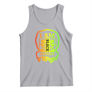 I Am Black History Tank Top Dope African American Men TS02 Athletic Heather Print Your Wear
