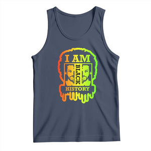 I Am Black History Tank Top Dope African American Men TS02 Navy Print Your Wear