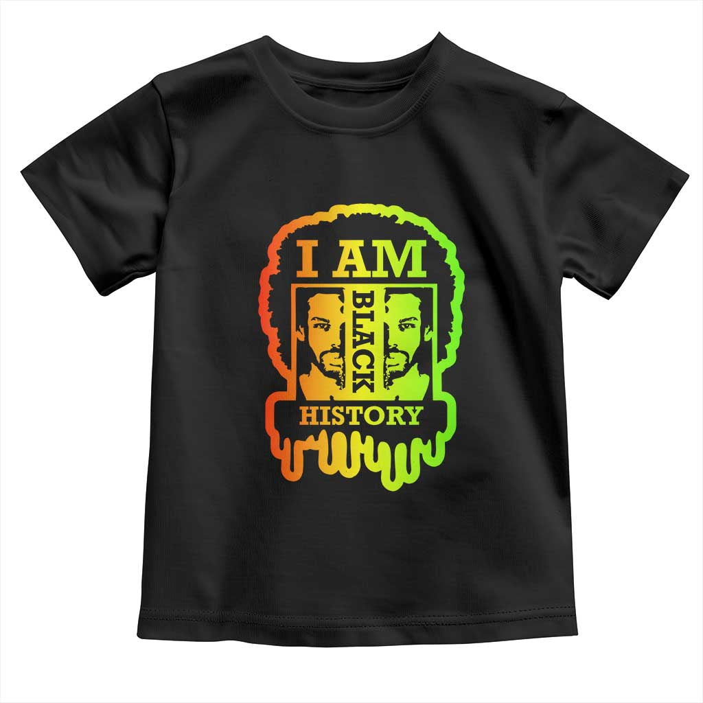 I Am Black History Toddler T Shirt Dope African American Men TS02 Black Print Your Wear