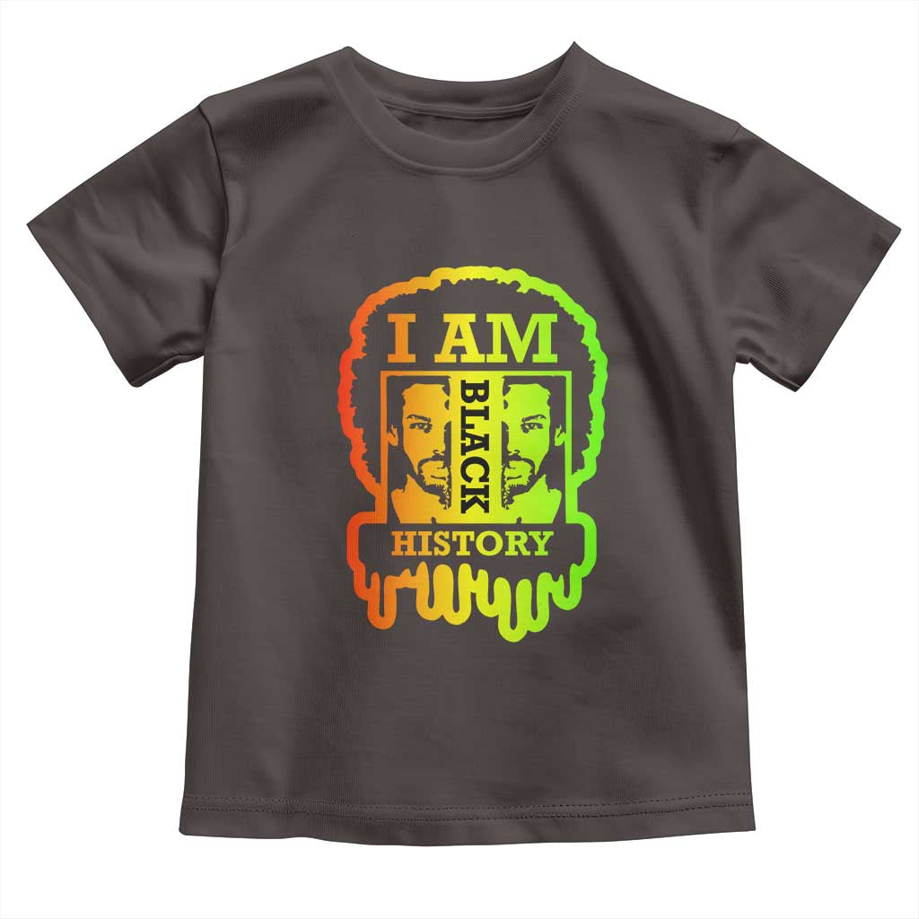 I Am Black History Toddler T Shirt Dope African American Men TS02 Dark Chocolate Print Your Wear