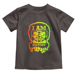 I Am Black History Toddler T Shirt Dope African American Men TS02 Dark Chocolate Print Your Wear
