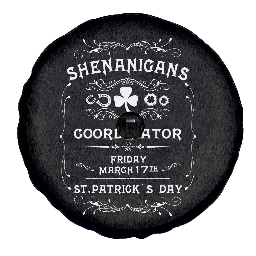 Funny St Patricks Day Spare Tire Cover Shenanigans Coordinator TS02 Print Your Wear