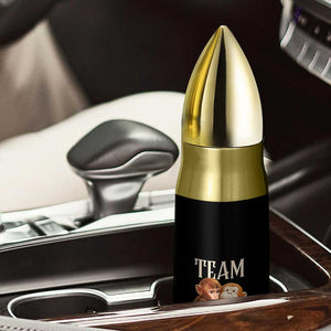 Team Punch Cute Baby Monkey Hugging Plush Toy Graphic Bullet Tumbler TS02 Print Your Wear