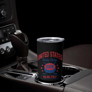 United States Hockey Champs 2026 Milan Italy Tumbler Cup Patriotic USA Gold Medal Winter Games Fan TS02 Print Your Wear