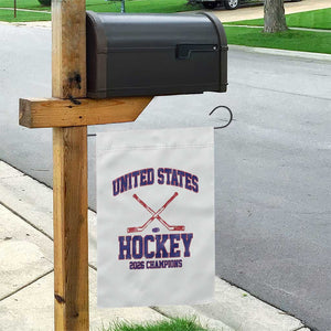 United States Hockey 2026 Champions Garden Flag Patriotic USA Ice Hockey Victory Fan TS02 Print Your Wear