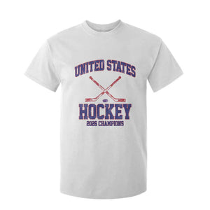 United States Hockey 2026 Champions T Shirt For Kid Patriotic USA Ice Hockey Victory Fan TS02 White Print Your Wear