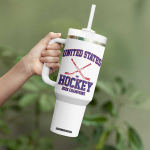 United States Hockey 2026 Champions Tumbler With Handle Patriotic USA Ice Hockey Victory Fan TS02 Print Your Wear