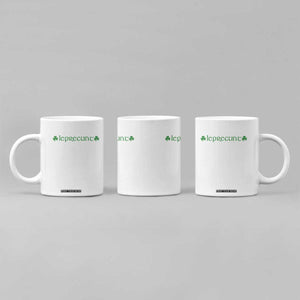 Leprecunt Celtic Style Shamrock Graphic Coffee Mug Edgy Irish Adult Humor for St Patricks Day TS02 Print Your Wear