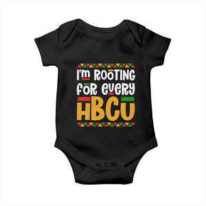 I’m Rooting for Every HBCU Baby Onesie Black Pride Support Alumni Students Culture Lovers TS02 Black Print Your Wear
