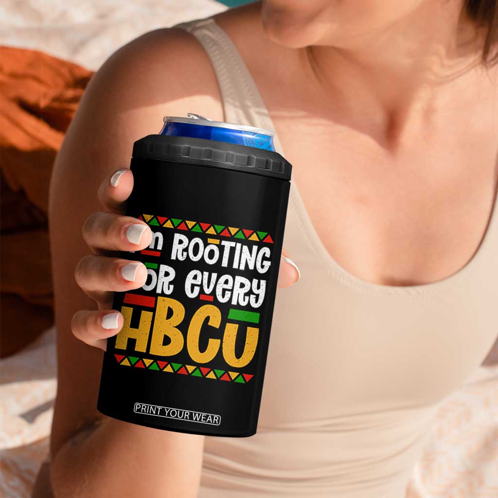 I’m Rooting for Every HBCU 4 in 1 Can Cooler Tumbler Black Pride Support Alumni Students Culture Lovers TS02 Print Your Wear