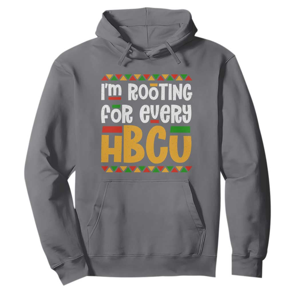 I’m Rooting for Every HBCU Hoodie Black Pride Support Alumni Students Culture Lovers TS02 Charcoal Print Your Wear