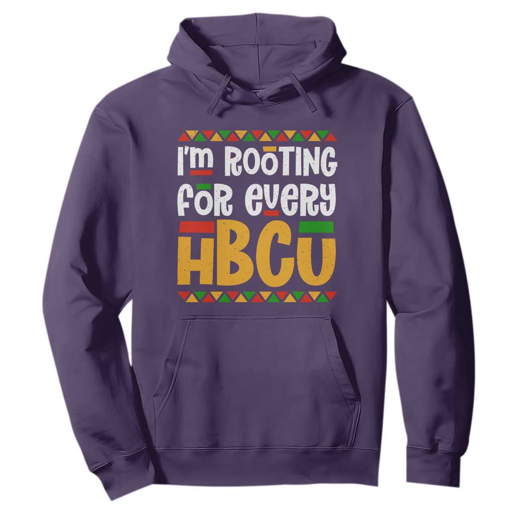 I’m Rooting for Every HBCU Hoodie Black Pride Support Alumni Students Culture Lovers TS02 Purple Print Your Wear