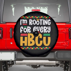 I’m Rooting for Every HBCU Spare Tire Cover Black Pride Support Alumni Students Culture Lovers TS02 Black Print Your Wear