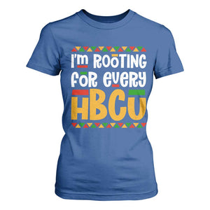 I’m Rooting for Every HBCU T Shirt For Women Black Pride Support Alumni Students Culture Lovers TS02 Royal Blue Print Your Wear