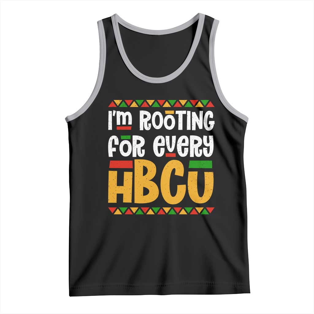 I’m Rooting for Every HBCU Tank Top Black Pride Support Alumni Students Culture Lovers TS02 Black Athletic Heather Print Your Wear