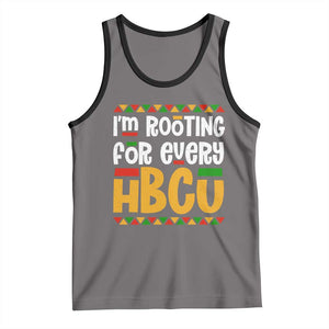 I’m Rooting for Every HBCU Tank Top Black Pride Support Alumni Students Culture Lovers TS02 Deep Heather Black Print Your Wear