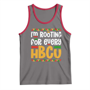 I’m Rooting for Every HBCU Tank Top Black Pride Support Alumni Students Culture Lovers TS02 Deep Heather Red Print Your Wear
