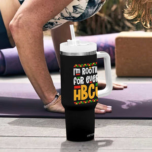 I’m Rooting for Every HBCU Tumbler With Handle Black Pride Support Alumni Students Culture Lovers TS02 Print Your Wear