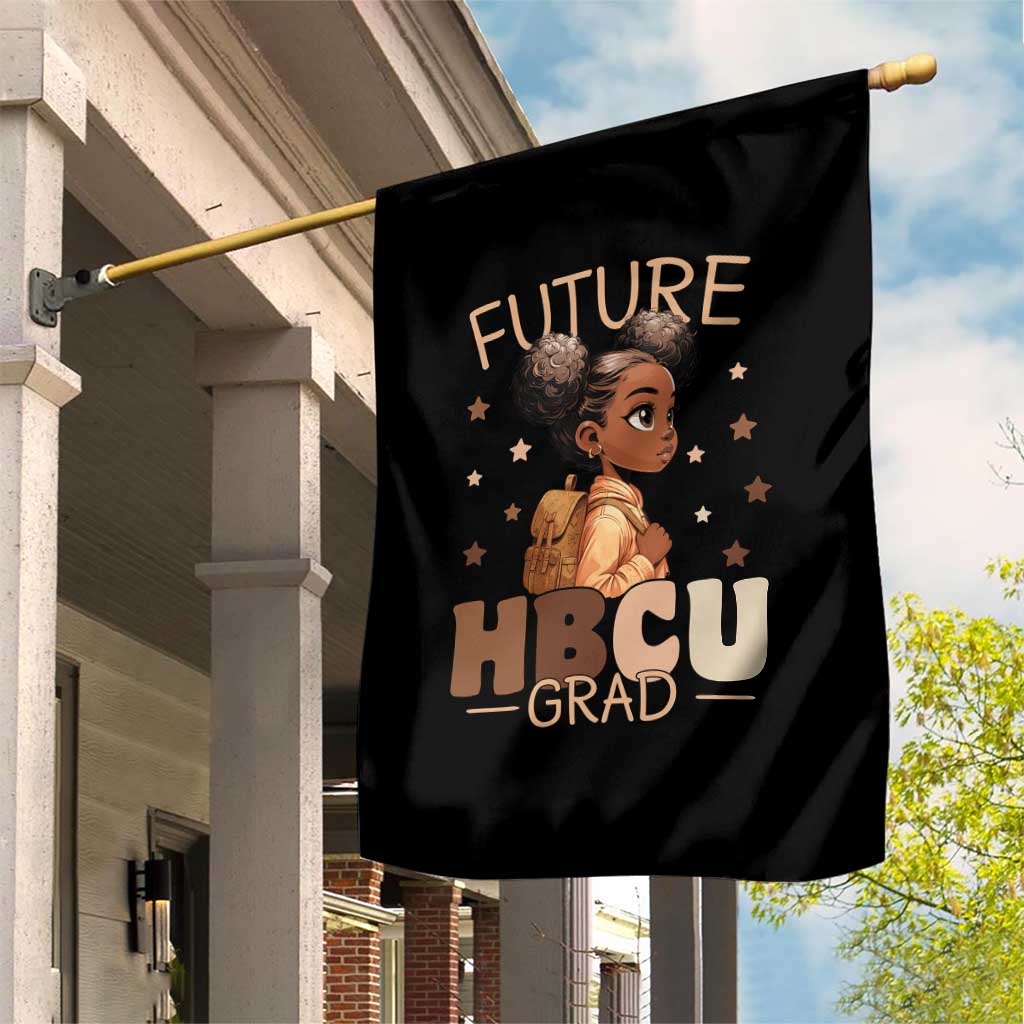 Future HBCU Grad Black Girl Garden Flag College Bound Pride Black Excellence Supporters TS02 Print Your Wear