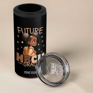 Future HBCU Grad Black Girl 4 in 1 Can Cooler Tumbler College Bound Pride Black Excellence Supporters TS02 Print Your Wear