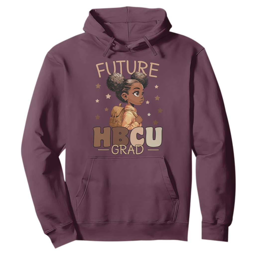 Future HBCU Grad Black Girl Hoodie College Bound Pride Black Excellence Supporters TS02 Maroon Print Your Wear