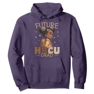 Future HBCU Grad Black Girl Hoodie College Bound Pride Black Excellence Supporters TS02 Purple Print Your Wear