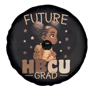 Future HBCU Grad Black Girl Spare Tire Cover College Bound Pride Black Excellence Supporters TS02 Print Your Wear