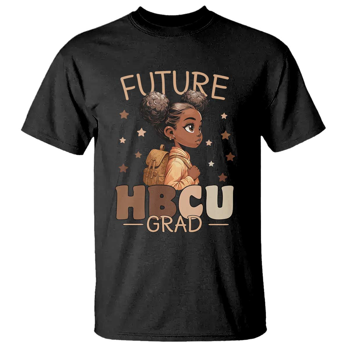 Future HBCU Grad Black Girl T Shirt College Bound Pride Black Excellence Supporters TS02 Black Print Your Wear