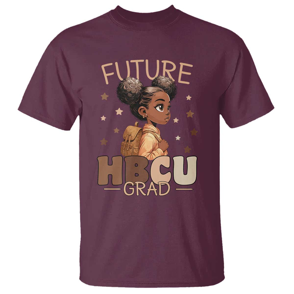 Future HBCU Grad Black Girl T Shirt College Bound Pride Black Excellence Supporters TS02 Maroon Print Your Wear