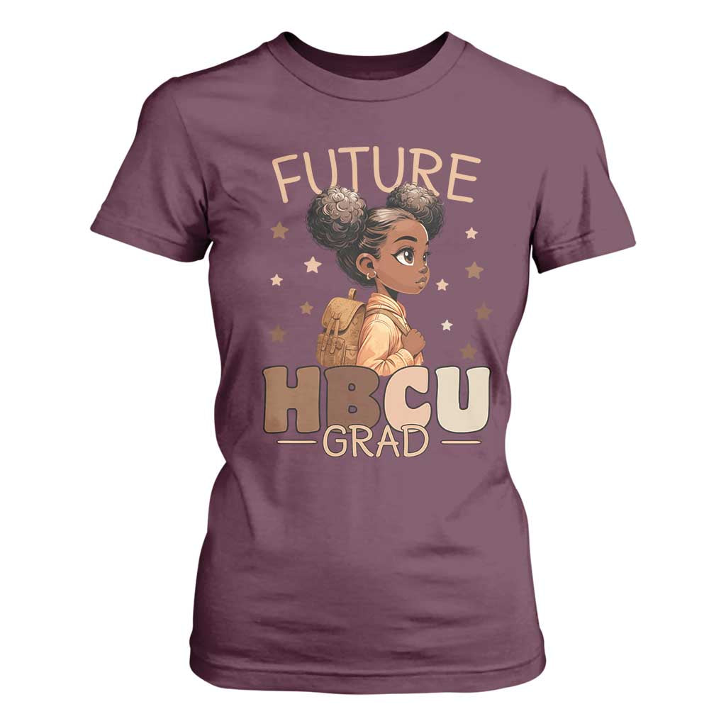 Future HBCU Grad Black Girl T Shirt For Women College Bound Pride Black Excellence Supporters TS02 Maroon Print Your Wear