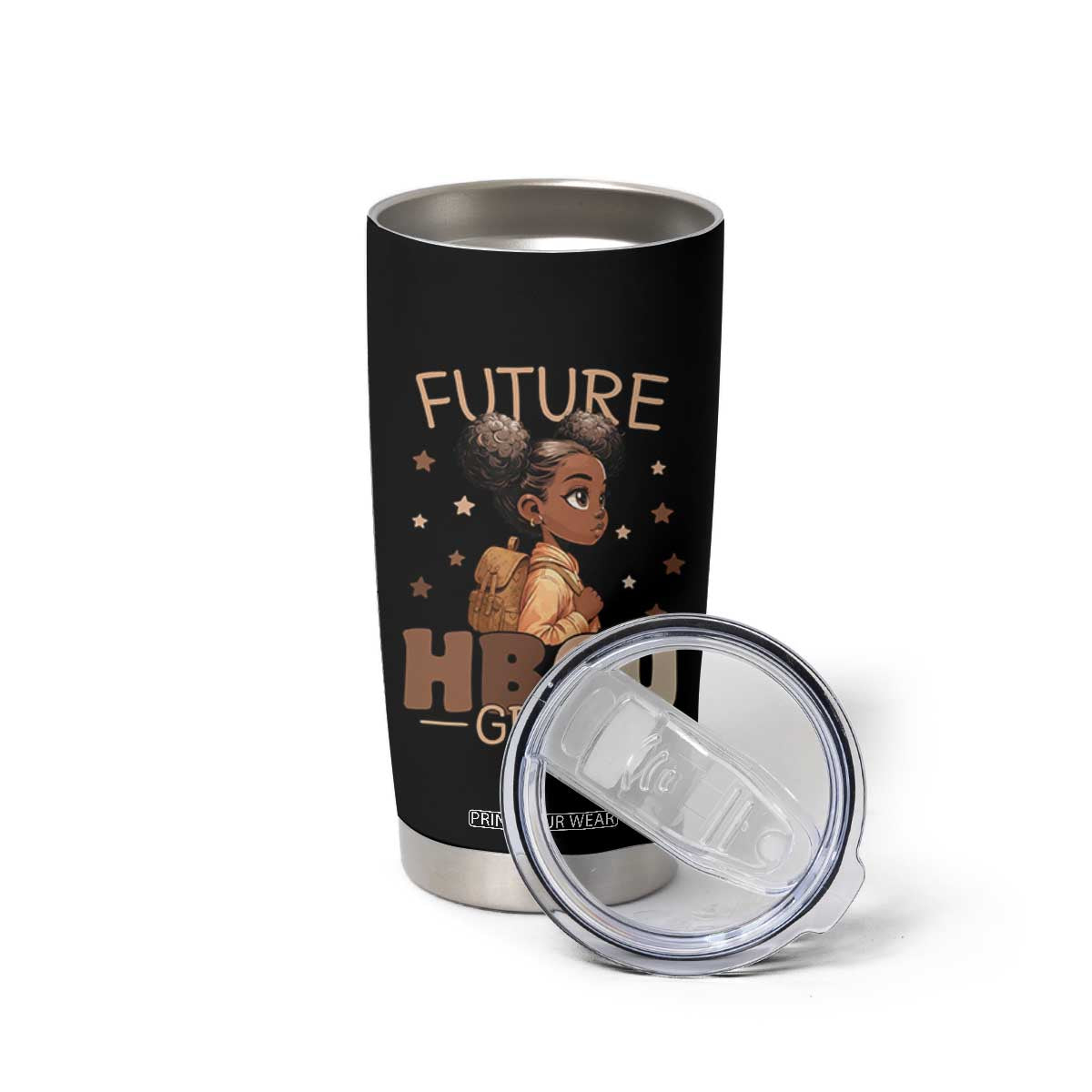 Future HBCU Grad Black Girl Tumbler Cup College Bound Pride Black Excellence Supporters TS02 Print Your Wear